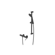 Mattblack Bathroom Hand Shower Mixer sliding bar Set